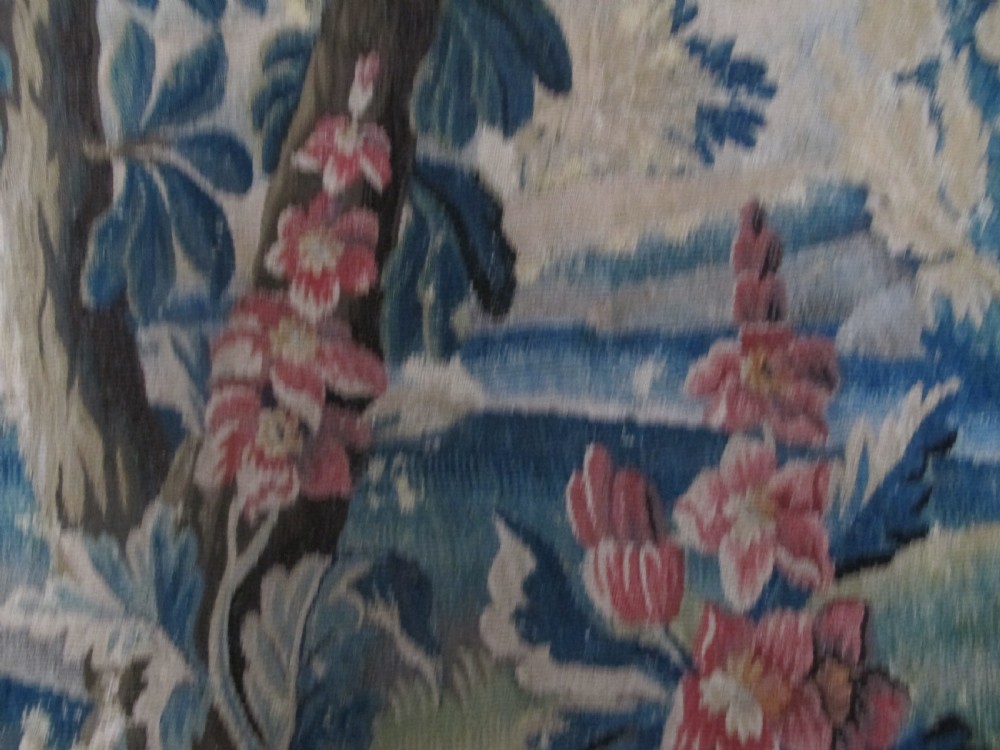 18th Century Fine French Verdure Tapestry, 1.86m x 2.34m View VII
