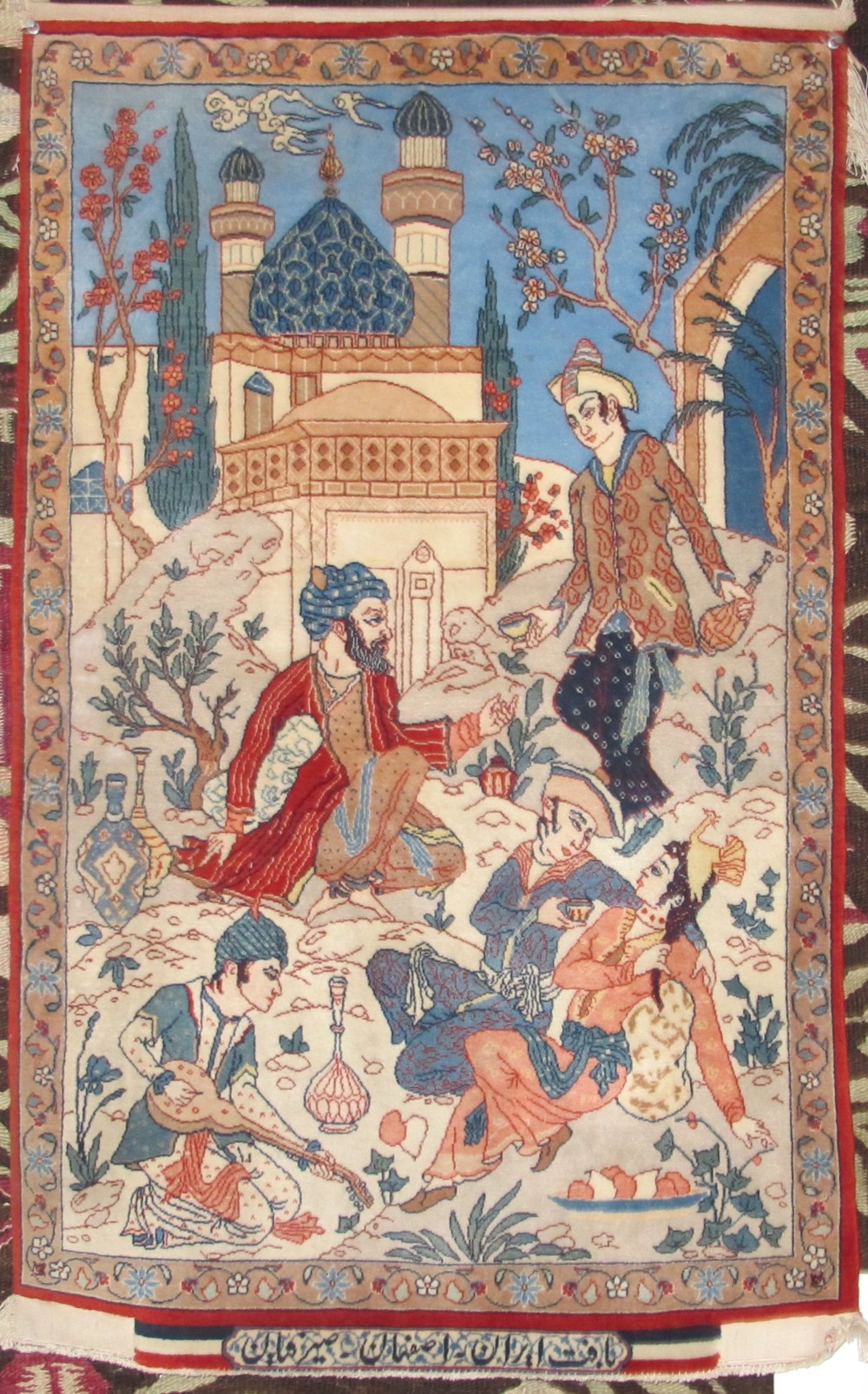 Exceptional 'Seirafian' Isfahan Miniature Rug 94cm x 59cm