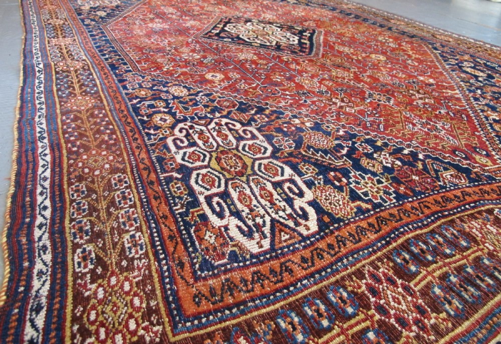 Persian Qashqai Rug, 2.20m x 1.36m View VI
