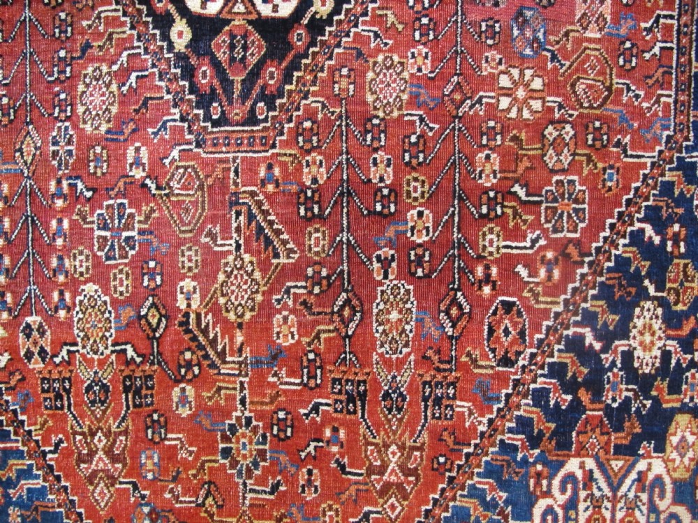 Persian Qashqai Rug, 2.20m x 1.36m View VIII