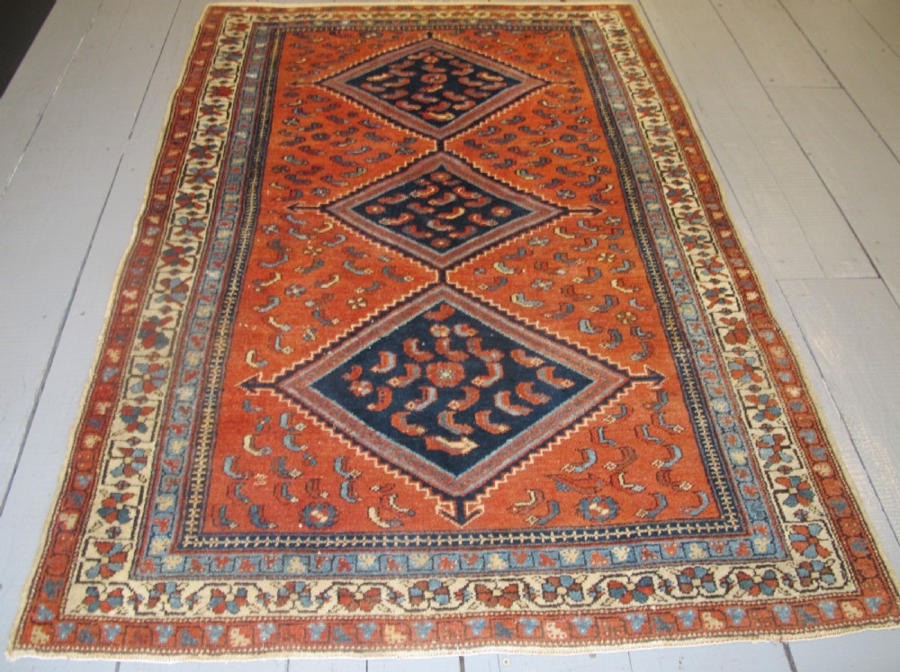 Fine Persian Hamadan Rug, Circa 1900, 2.00m x 1.36m