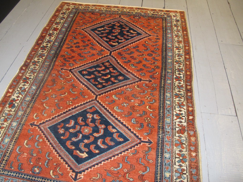 Fine Persian Hamadan Rug, Circa 1900, 2.00m x 1.36m View VII