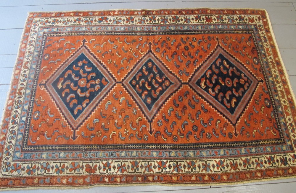 Fine Persian Hamadan Rug, Circa 1900, 2.00m x 1.36m View IX