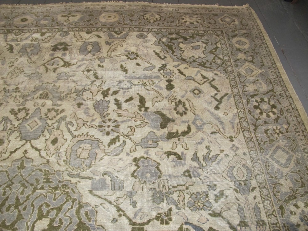 Pale Antique Ziegler Carpet, West Persia circa 1890, 4.30m x 3.20m View V