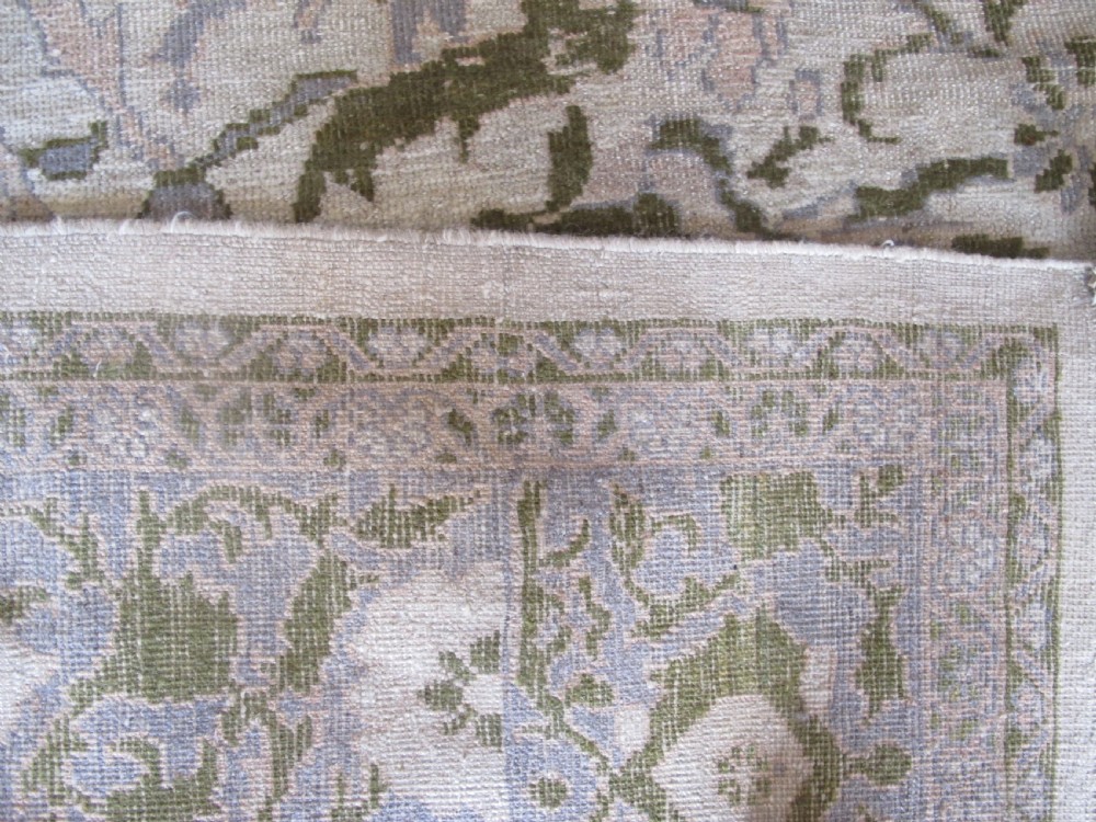 Pale Antique Ziegler Carpet, West Persia circa 1890, 4.30m x 3.20m View IX