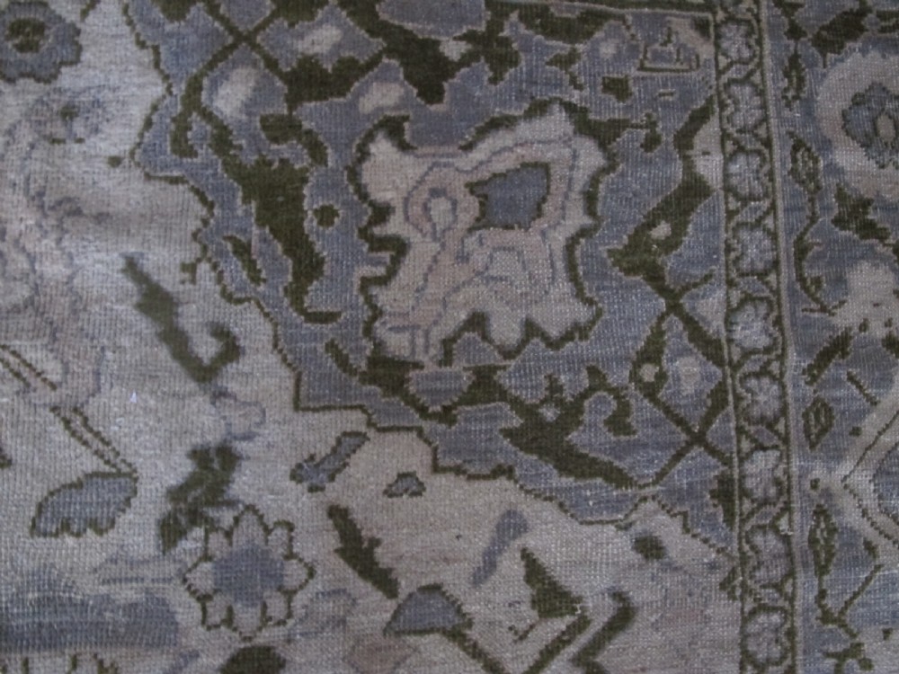 Pale Antique Ziegler Carpet, West Persia circa 1890, 4.30m x 3.20m View X