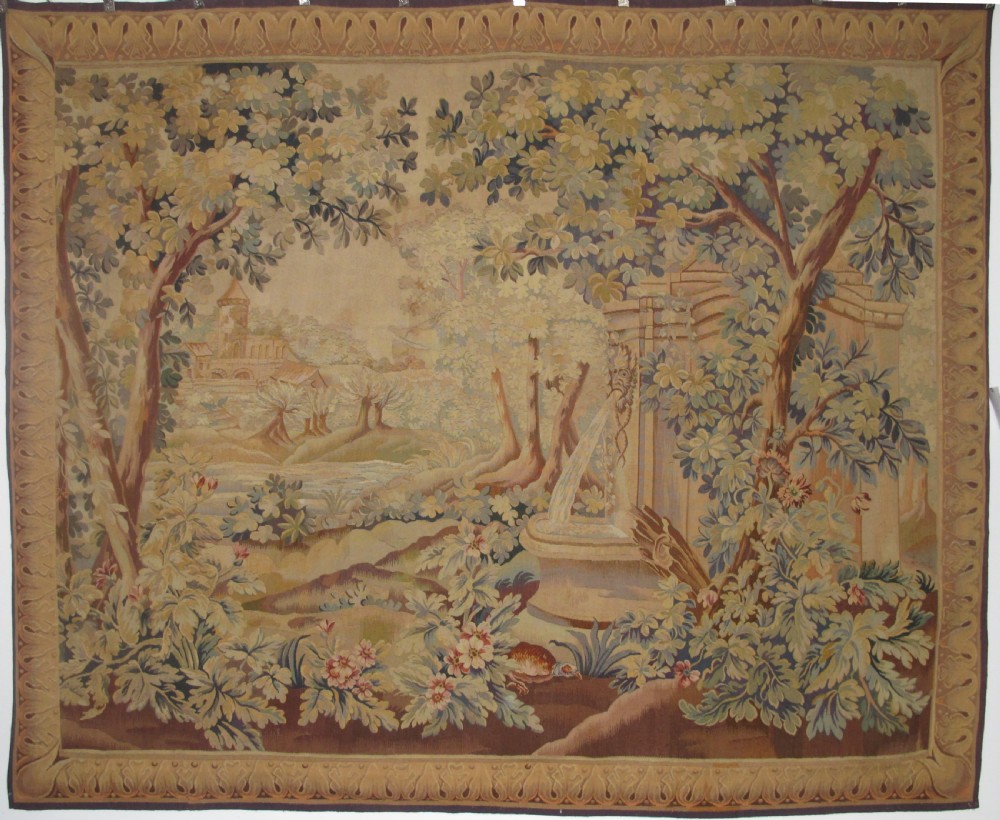 19th Century Verdure Tapestry, 2.47m x 3.03m