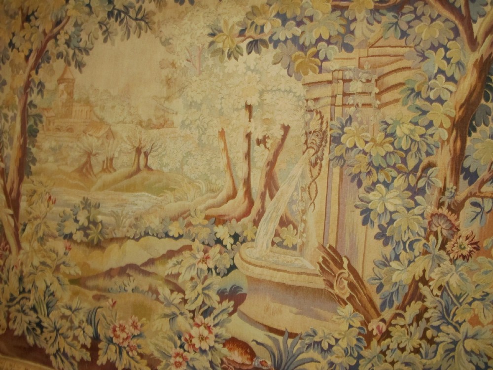 19th Century Verdure Tapestry, 2.47m x 3.03m View VI