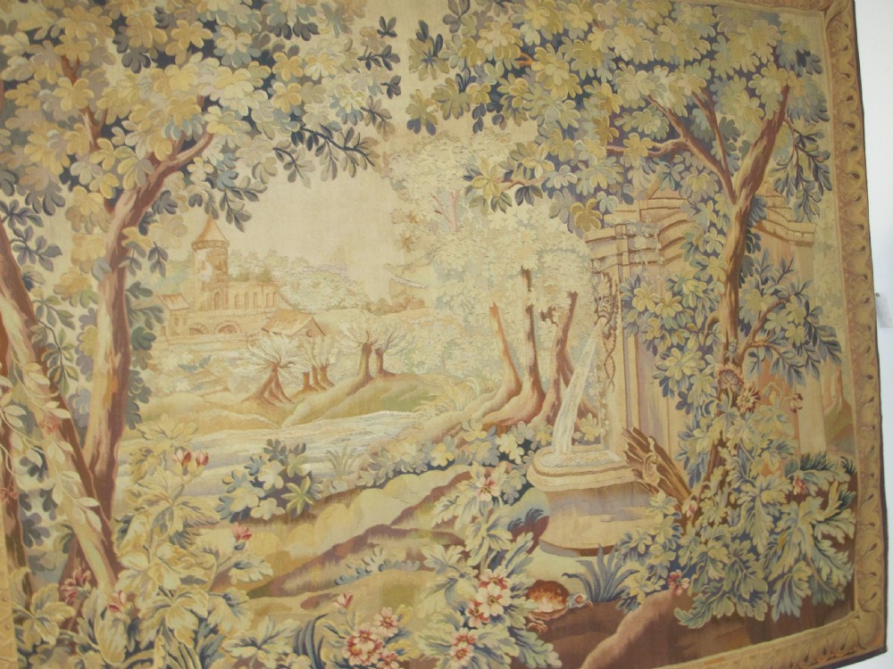 19th Century Verdure Tapestry, 2.47m x 3.03m View VII