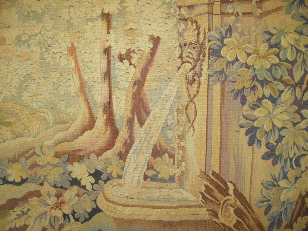 19th Century Verdure Tapestry, 2.47m x 3.03m View VIII