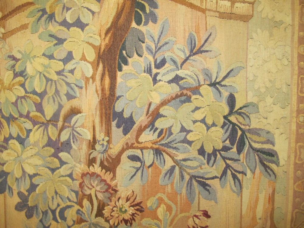 19th Century Verdure Tapestry, 2.47m x 3.03m View IX