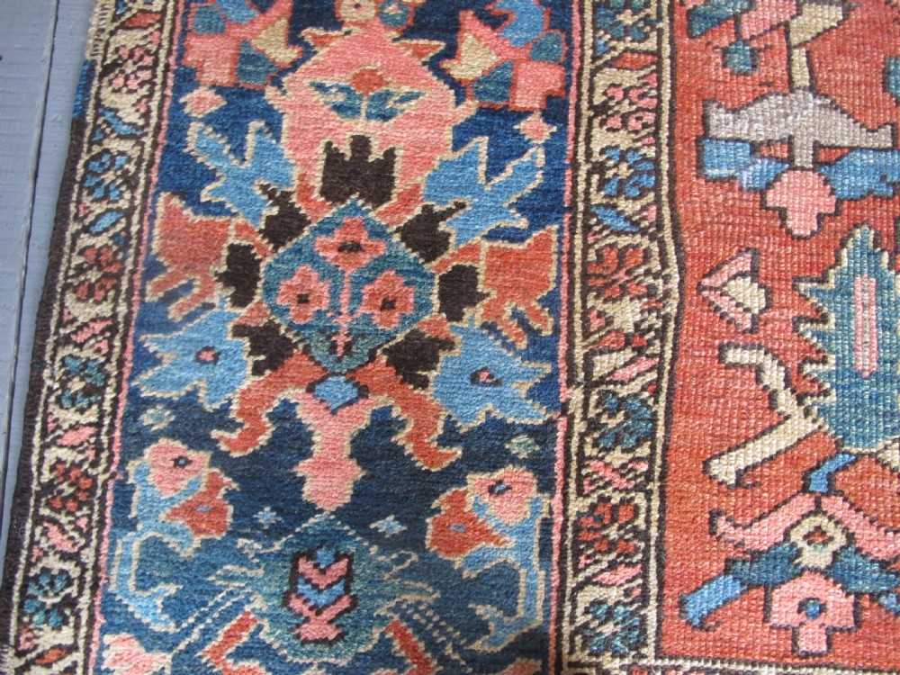 Decorative Heriz Carpet, Circa 1880, 3.66m x 2.91m View VIII