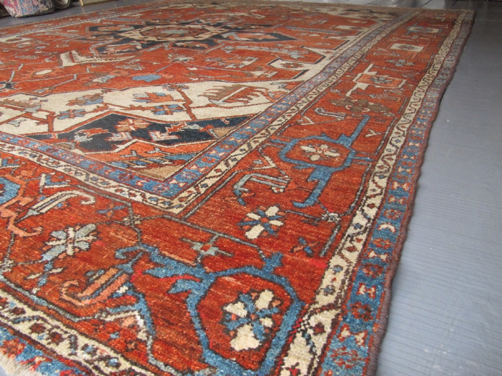 Fine Serapi Carpet, North-West Persia, circa 1870, 3.93m x 3.23m View V