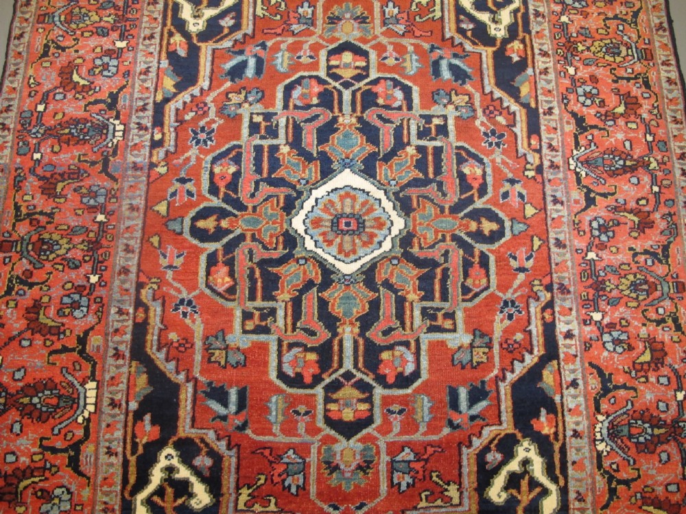 Fine Heriz Rug, Persia, Circa 1880, 1.98m x 1.39m View II