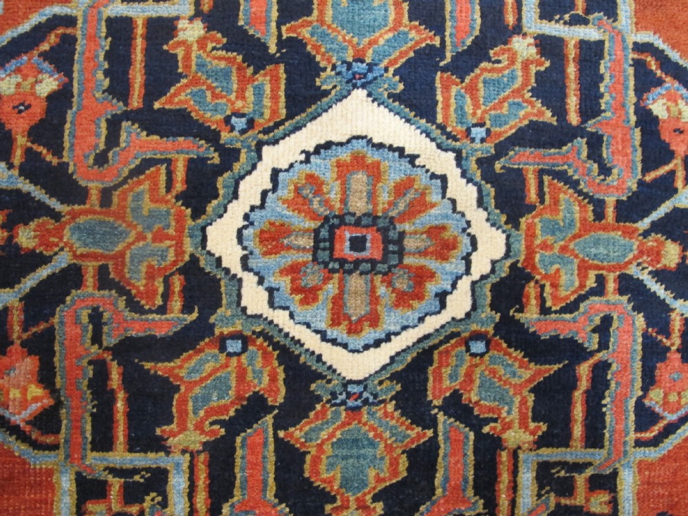 Fine Heriz Rug, Persia, Circa 1880, 1.98m x 1.39m View III