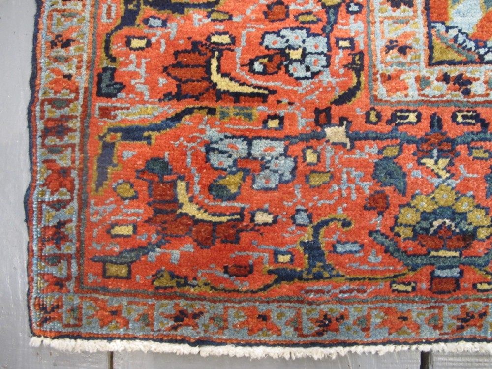 Fine Heriz Rug, Persia, Circa 1880, 1.98m x 1.39m View IV