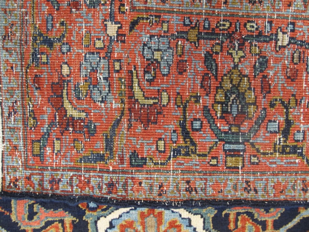 Fine Heriz Rug, Persia, Circa 1880, 1.98m x 1.39m View V