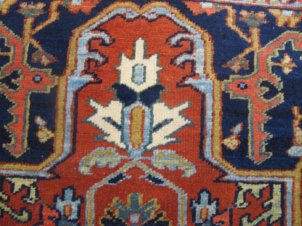 Fine Heriz Rug, Persia, Circa 1880, 1.98m x 1.39m View VI