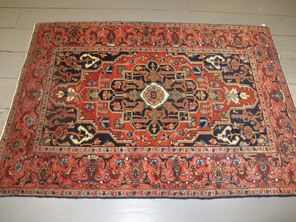 Fine Heriz Rug, Persia, Circa 1880, 1.98m x 1.39m View X