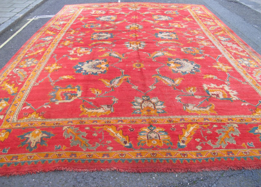 Magnificent Antique Oushak Carpet, 4.90m x 3.61m