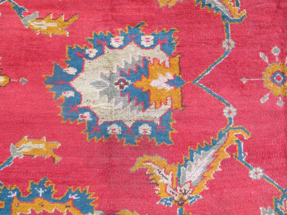 Magnificent Antique Oushak Carpet, 4.90m x 3.61m View IX