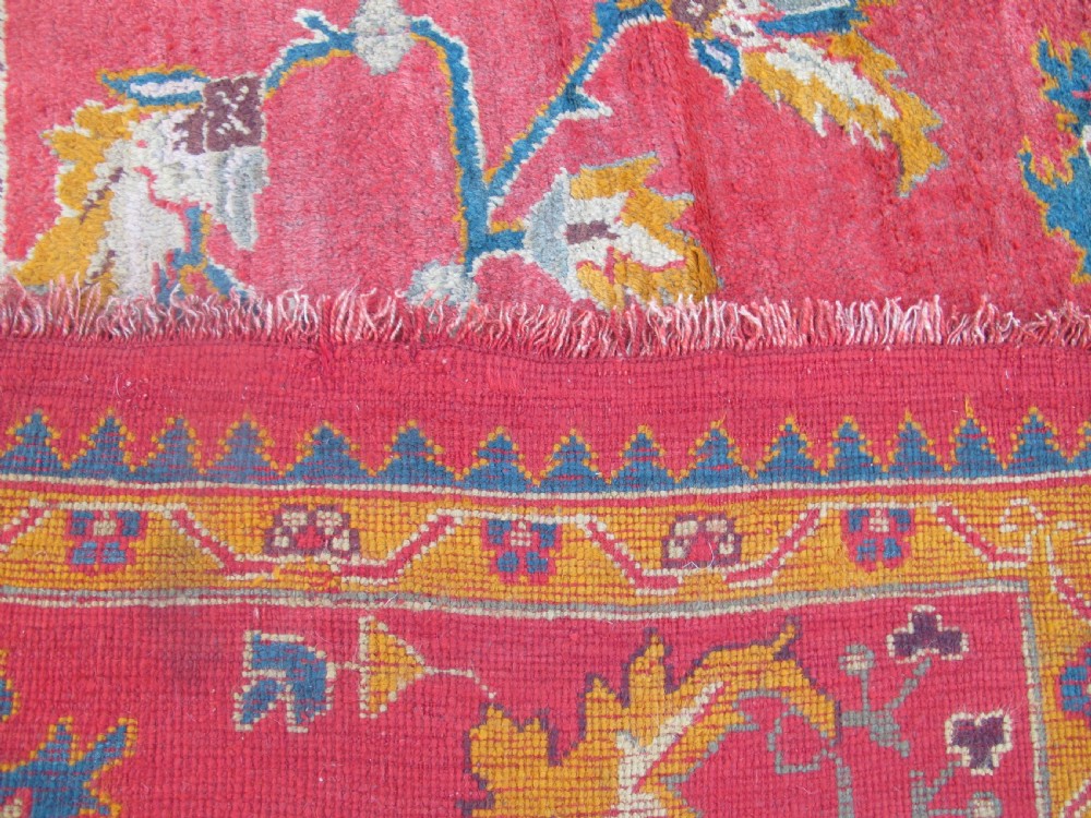Magnificent Antique Oushak Carpet, 4.90m x 3.61m View X