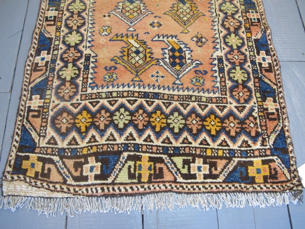 Very Quirky Antique Persian Tribal Runner 4.44m x 1.00m View III