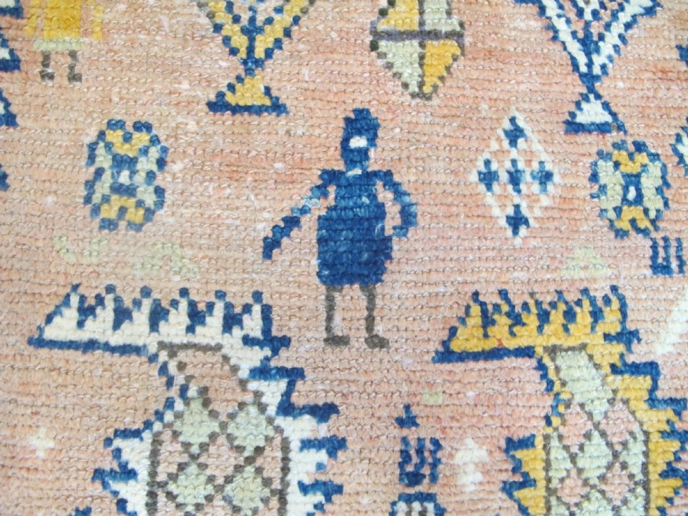 Very Quirky Antique Persian Tribal Runner 4.44m x 1.00m View V