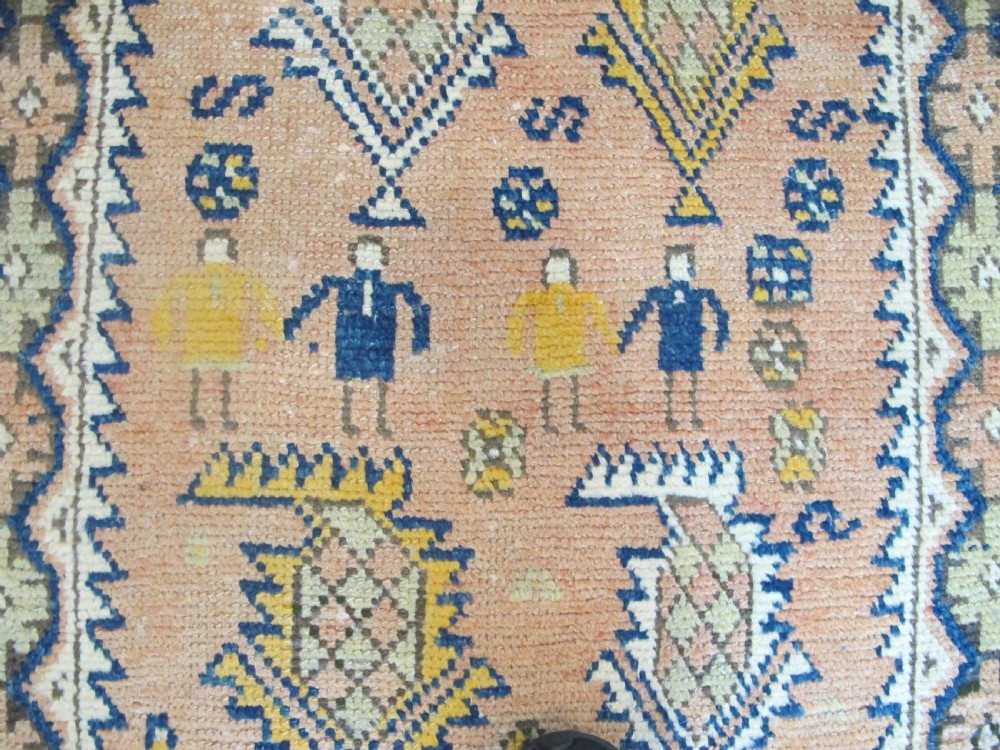 Very Quirky Antique Persian Tribal Runner 4.44m x 1.00m View VI