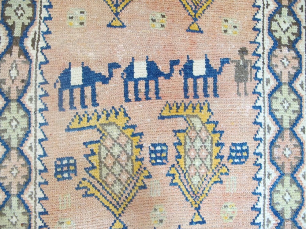 Very Quirky Antique Persian Tribal Runner 4.44m x 1.00m View VII