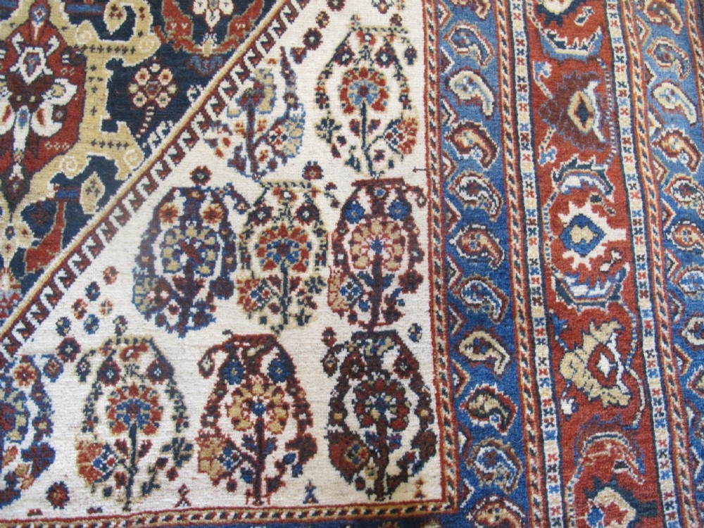 Fine Antique Qashquli Rug, South Persia, 2.20m x 1.55m, Circa 1890 View III