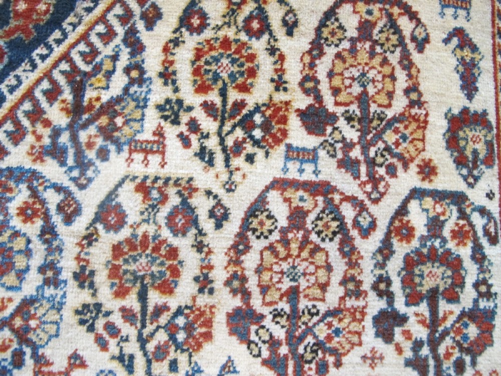 Fine Antique Qashquli Rug, South Persia, 2.20m x 1.55m, Circa 1890 View IV