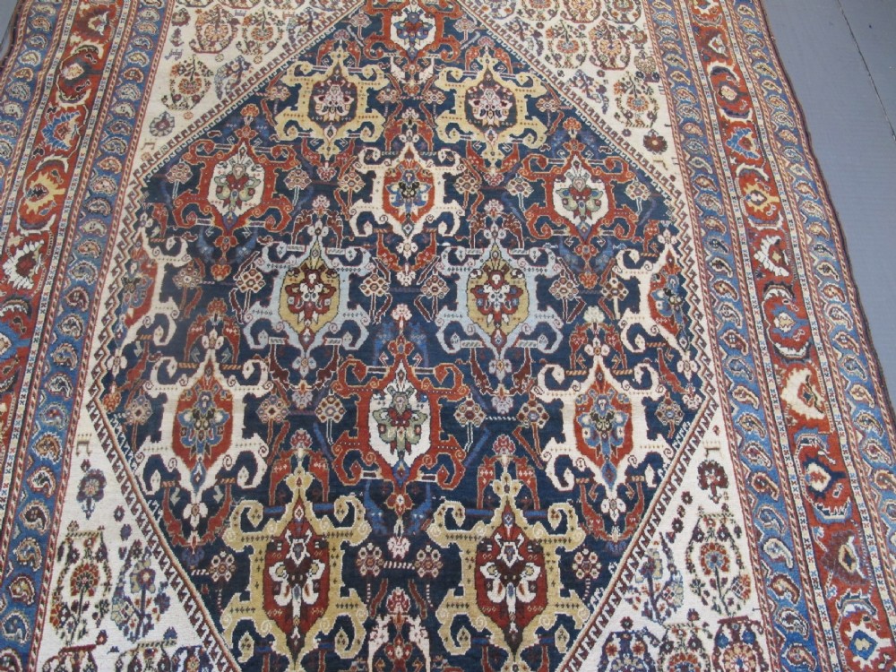 Fine Antique Qashquli Rug, South Persia, 2.20m x 1.55m, Circa 1890 View VI