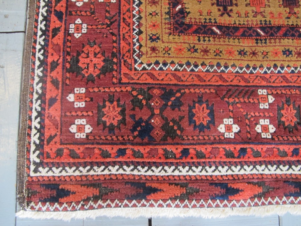 Fine Belouch Prayer Rug, circa 1880, 1.87m x 0.93m View II