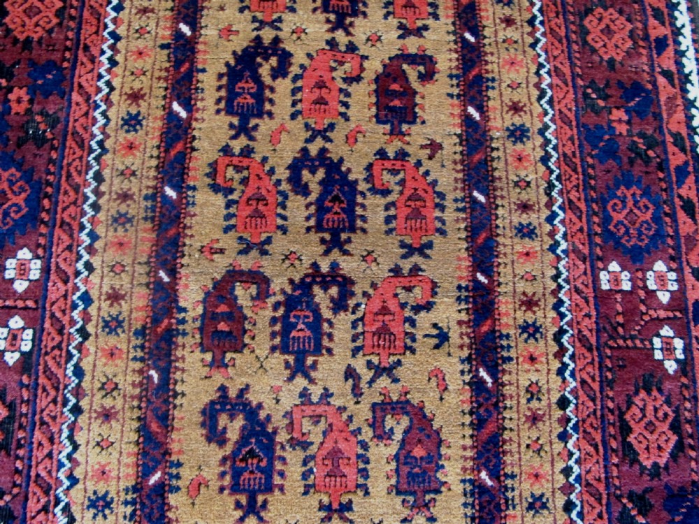 Fine Belouch Prayer Rug, circa 1880, 1.87m x 0.93m View III