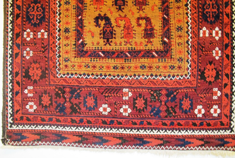 Fine Belouch Prayer Rug, circa 1880, 1.87m x 0.93m View XII