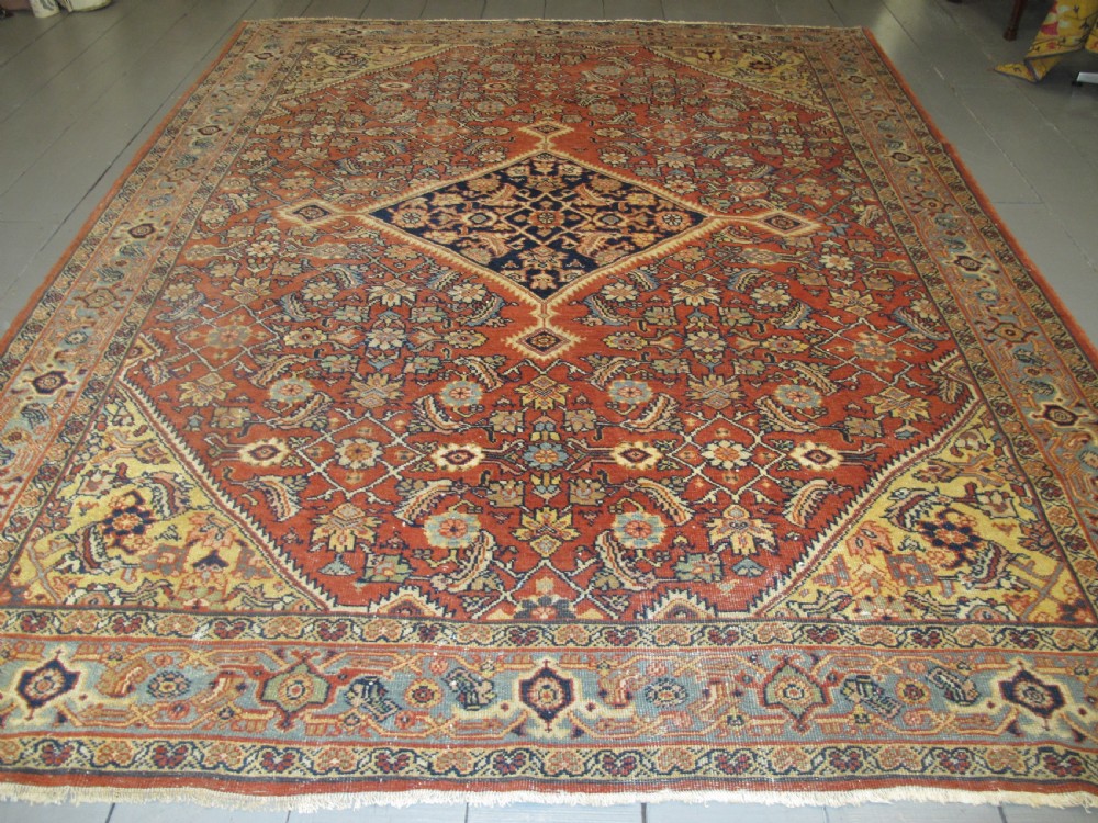Antique Persian Mahal Carpet, circa 1880, 3.17m x 2.54m