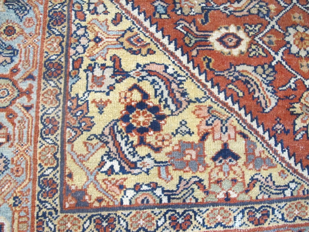 Antique Persian Mahal Carpet, circa 1880, 3.17m x 2.54m View IV