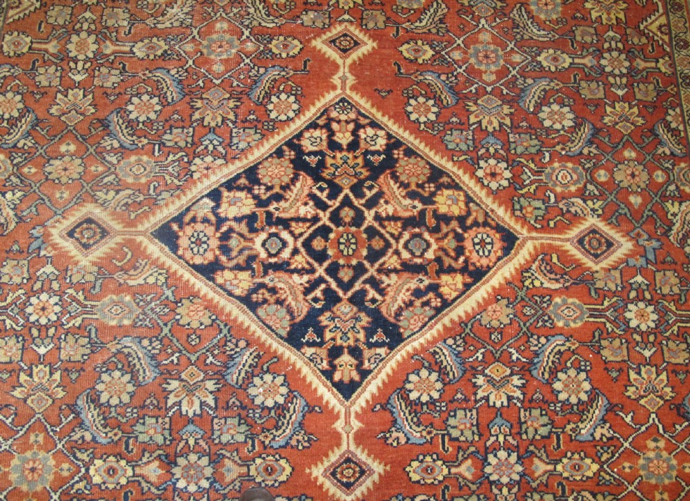 Antique Persian Mahal Carpet, circa 1880, 3.17m x 2.54m View VII