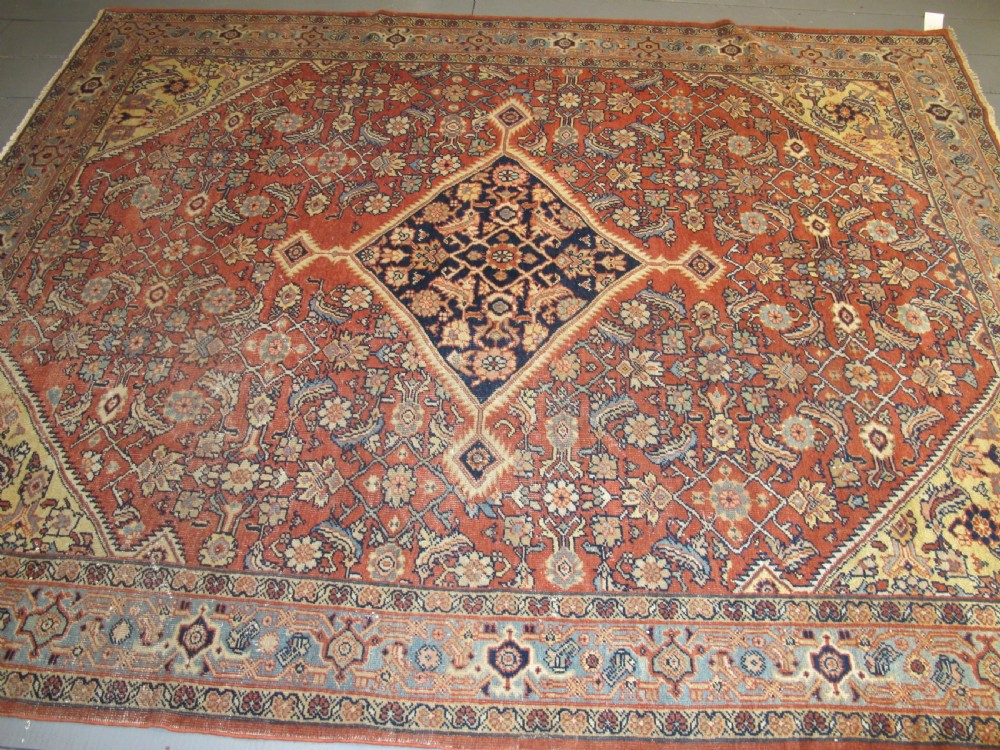 Antique Persian Mahal Carpet, circa 1880, 3.17m x 2.54m View VIII