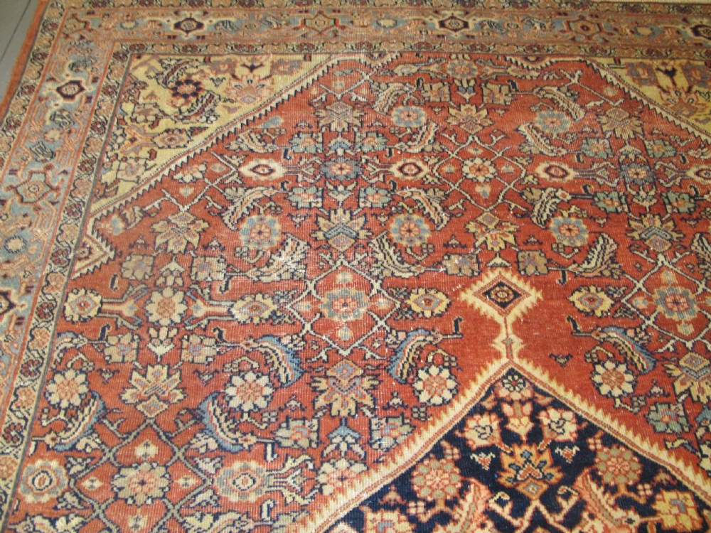 Antique Persian Mahal Carpet, circa 1880, 3.17m x 2.54m View XIII