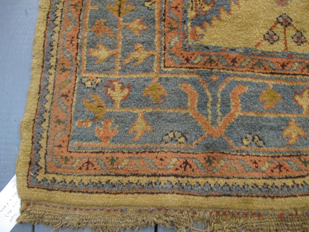 Pale Oushak Carpet, Western Anatolia, circa 1890, 4.08m x 2.40m View II