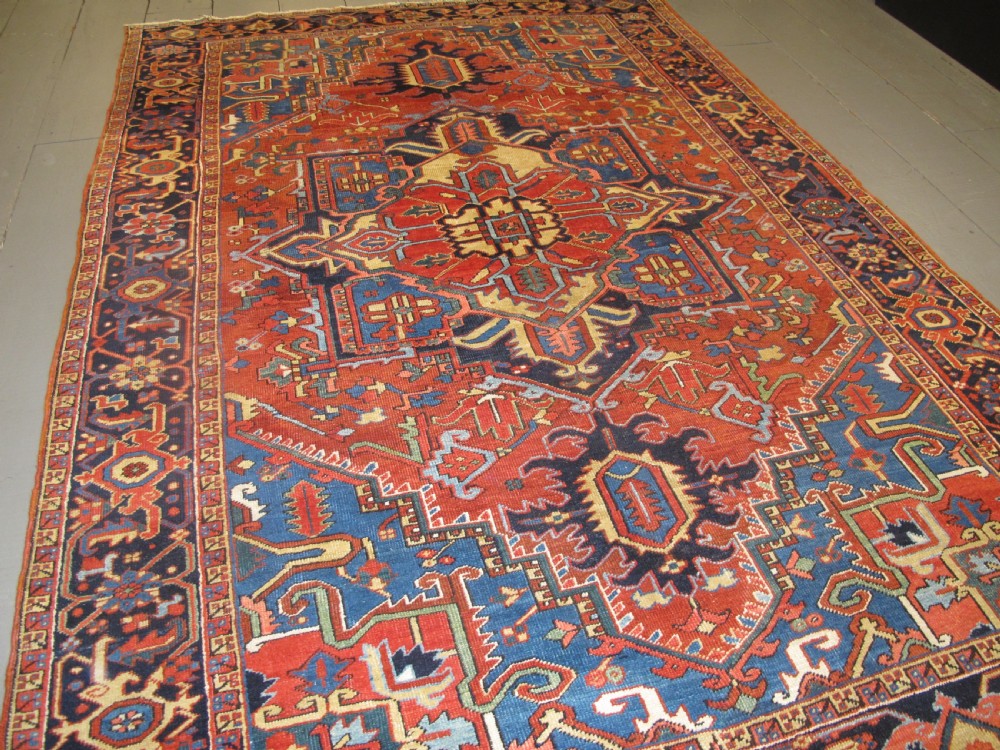 Small Heriz Carpet,  Circa 1880, 3.12m x 2.10m View III