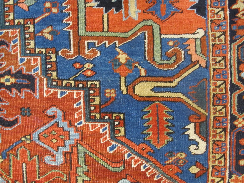 Small Heriz Carpet,  Circa 1880, 3.12m x 2.10m View V