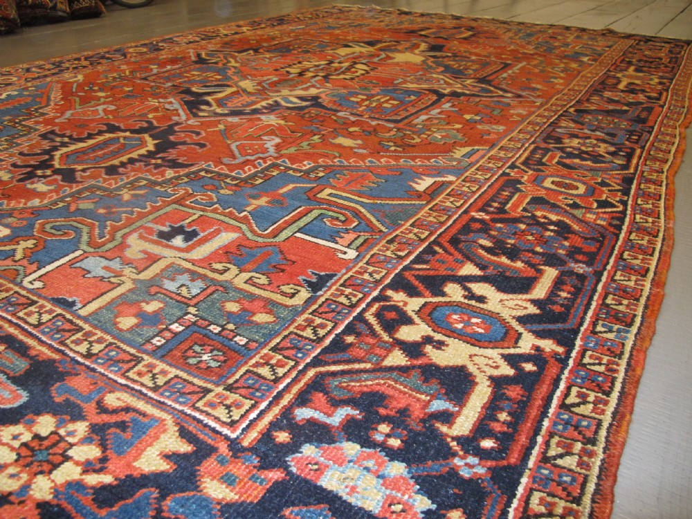 Small Heriz Carpet,  Circa 1880, 3.12m x 2.10m View VII