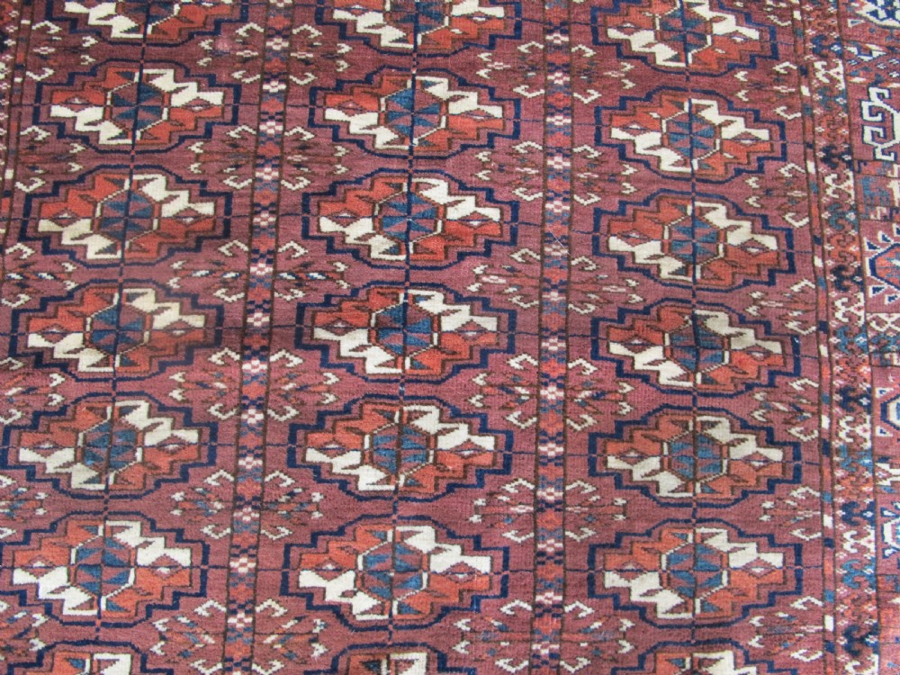 Fine Tekke Wedding Rug Circa 1880, 1.16m x 1.14m View IV