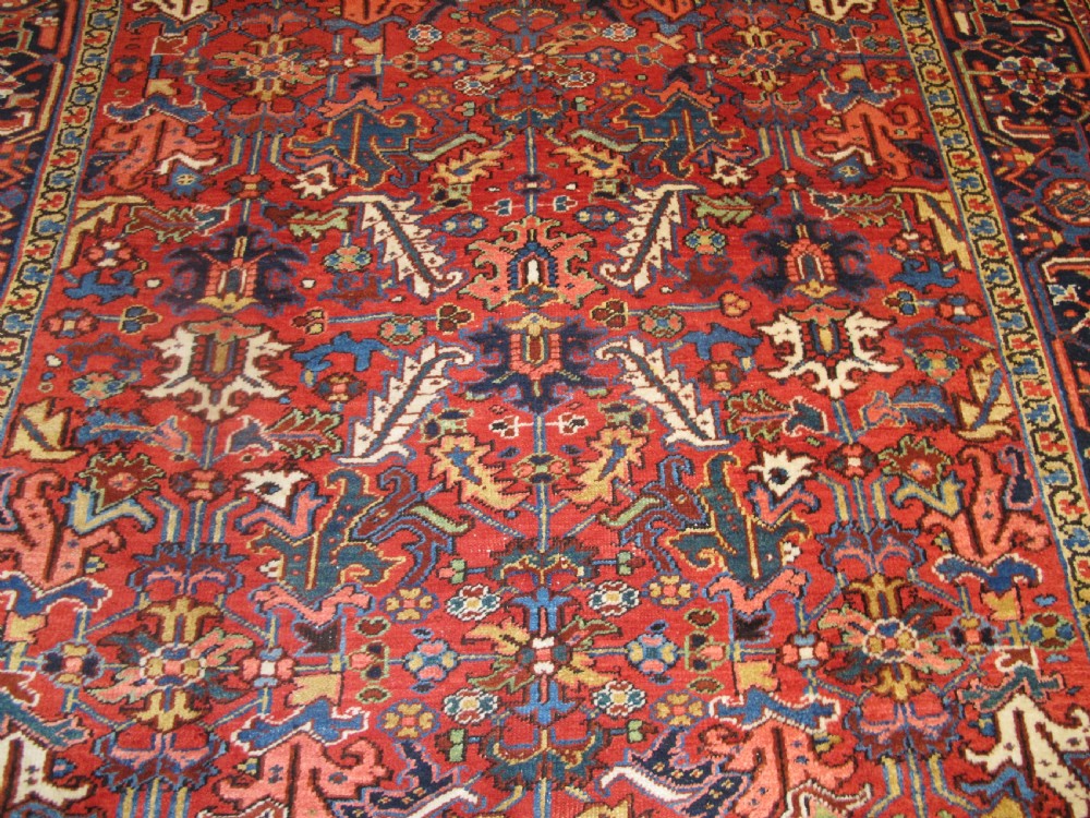 Small All-Over Design Heriz Carpet, Circa 1920, 2.84m x 2.20m View III