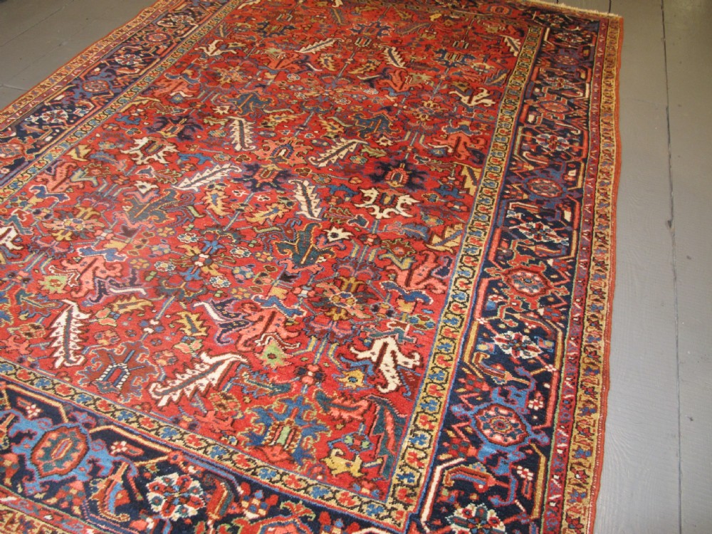 Small All-Over Design Heriz Carpet, Circa 1920, 2.84m x 2.20m View V