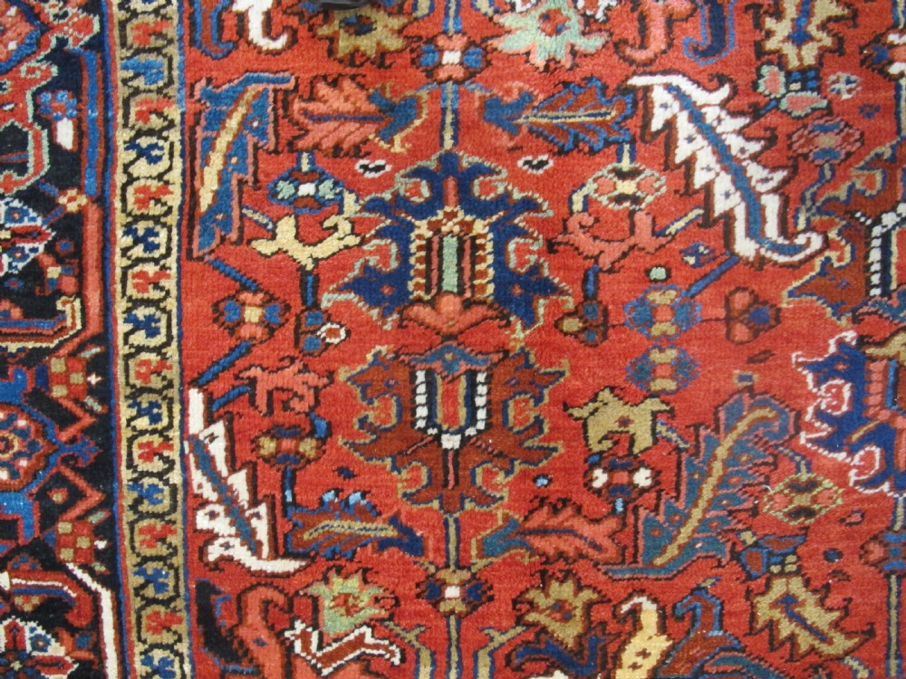 Small All-Over Design Heriz Carpet, Circa 1920, 2.84m x 2.20m View VI