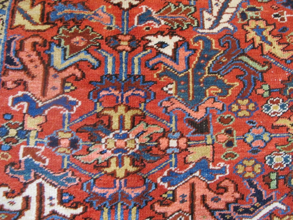 Small All-Over Design Heriz Carpet, Circa 1920, 2.84m x 2.20m View VII